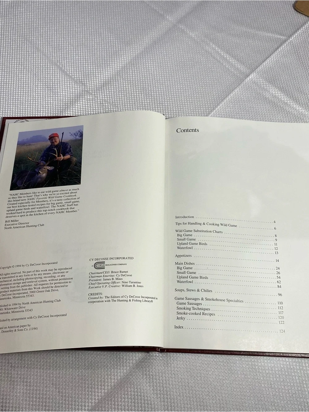 Favorite Wild Game Cookbook - Brown Hardcover 128 pages